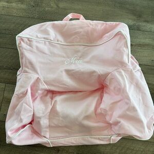 Mia monogrammed pottery barn my first anywhere chair cover